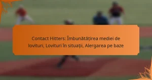 Contact Hitters: Îmbunătățirea mediei de lovituri, Lovituri în situații, Alergarea pe baze